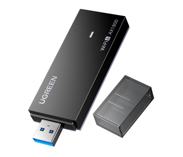 UGREEN Karta sieciowa USB CM499 Wi-Fi 6 1800 Mb/s 2.4 + 5 GHz - 1501486 - zdjęcie 4